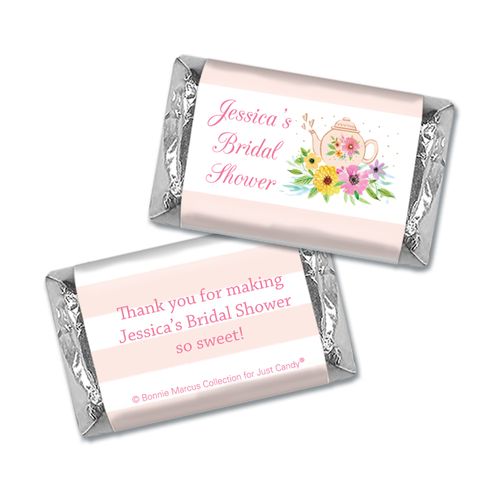 Personalized Bonnie Marcus Bridal Shower Garden Tea Party Mini Wrappers