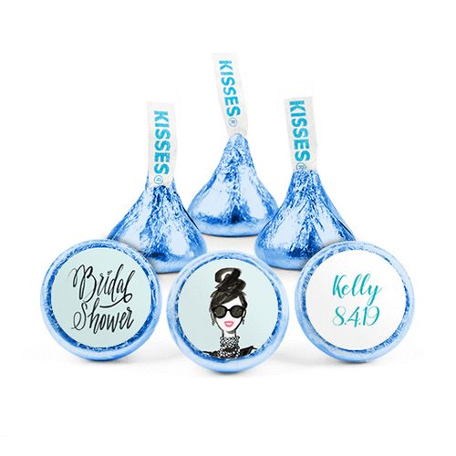 Personalized Bridal Shower Showered in Vogue Hershey's Kisses