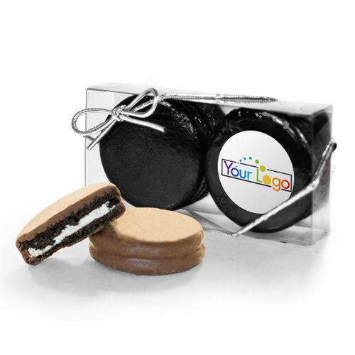 Personalized Add Your Logo 2PK Assembled Chocolate Covered Oreo Cookies