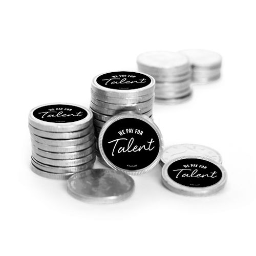 Business We Pay for Talent Chocolate Foiled Coins (84 Pack)