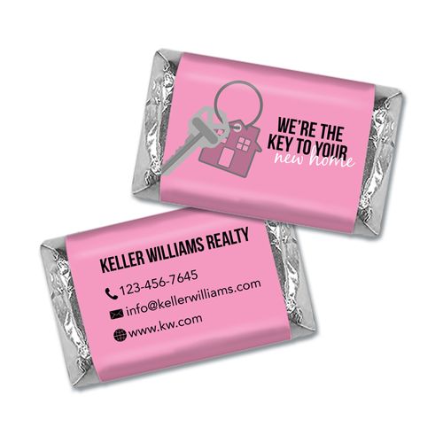 Personalized Hershey's Miniature Wrappers Only - New Home Keys