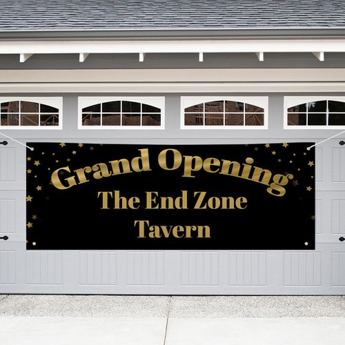 Personalized Biz Banners Garage Banner - Grand Opening