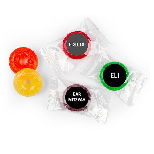 Bar Mitzvah Personalized LifeSavers 5 Flavor Hard Candy Block Name (300 Pack)