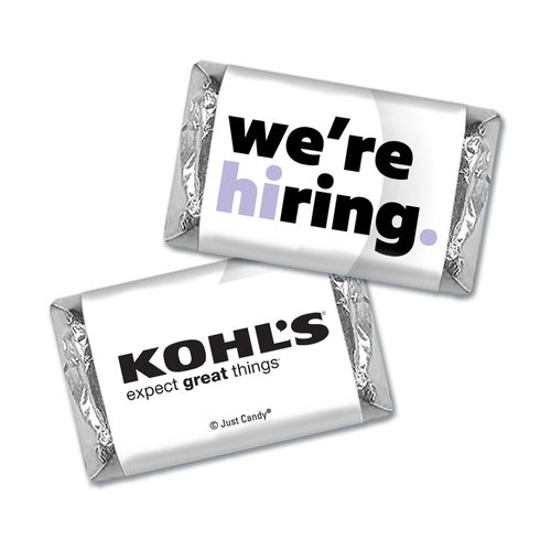 Personalized Hershey's Miniature Wrappers Only - We're Hiring
