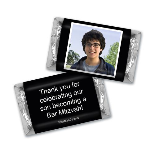 Bar Mitzvah Personalized Hershey's MINIATURES Photo & Message