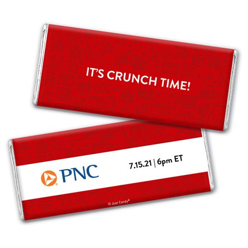 Personalized Chocolate Bar & Wrapper - It's Crunch Time