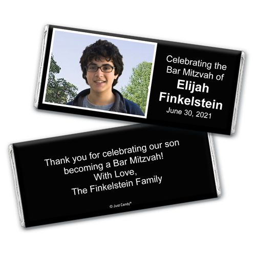 Bar Mitzvah Snapshot Personalized Candy Bar - Wrapper Only