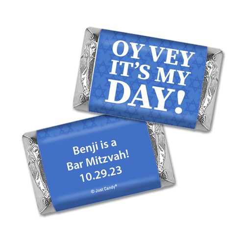 Oy Vey Bar Mitzvah! Personalized Miniature Wrappers