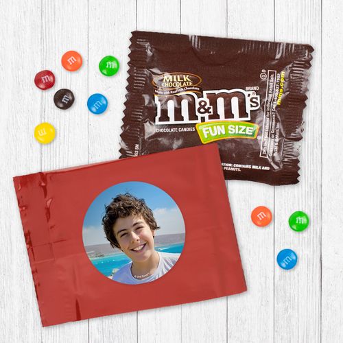 Personalized Bar Mitzvah Add Your Photo - Milk Chocolate M&Ms