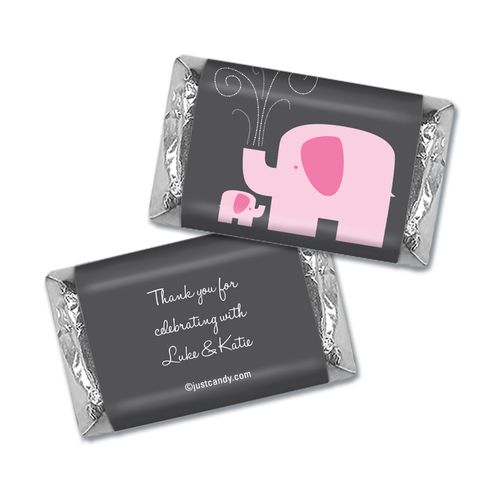 Elephant Shower Personalized Miniature Wrappers