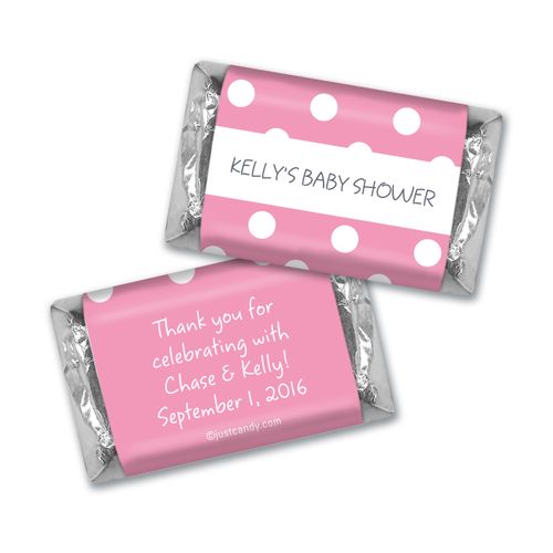 Polka Dot Shower MINIATURES Candy Personalized Assembled