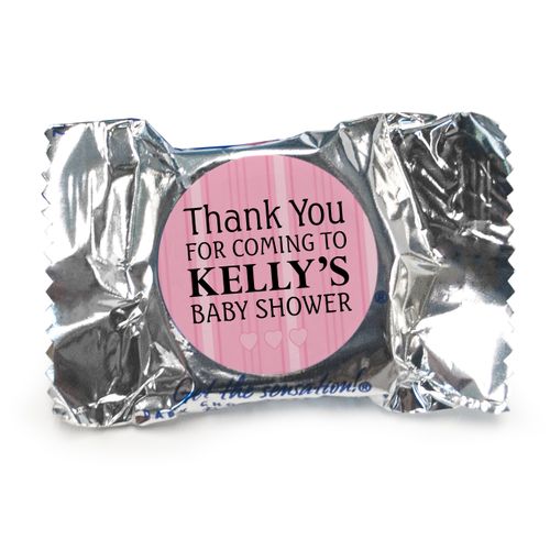 Baby Shower Personalized York Peppermint Patties Stripes