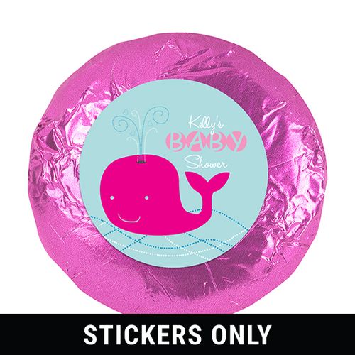 Whale Babies 1.25" Sticker (48 Stickers)