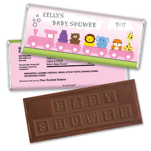 Baby Express Personalized Embossed Chocolate Bar Assembled