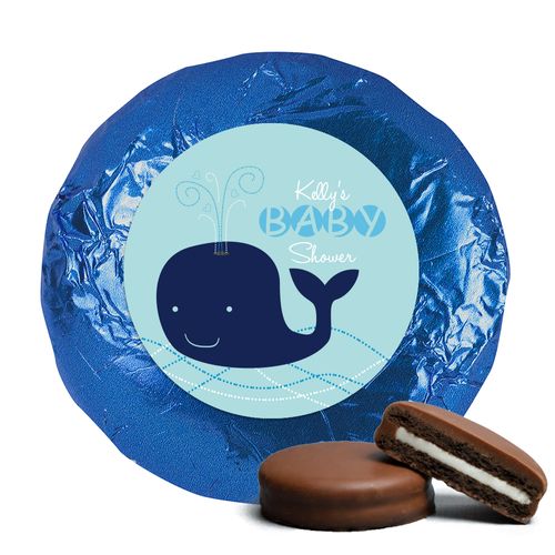 Whale Babies Milk Chocolate Covered Oreo Cookies Assembled