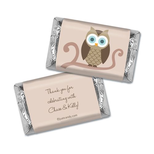 Look Whoo Personalized Miniature Wrappers