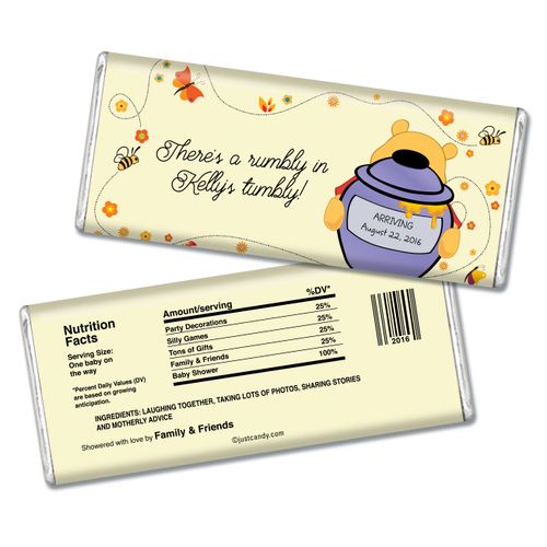 Personalized Baby Shower Chocolate Bar What's Inside?