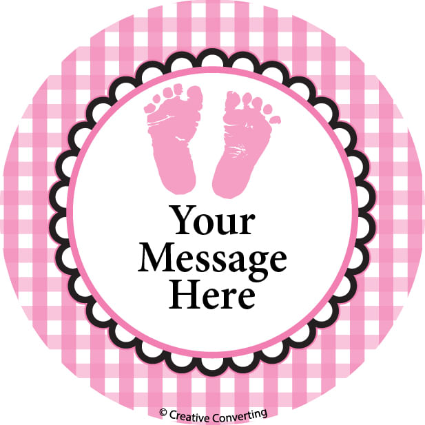 Sweet Baby Feet Pink Personalized 2