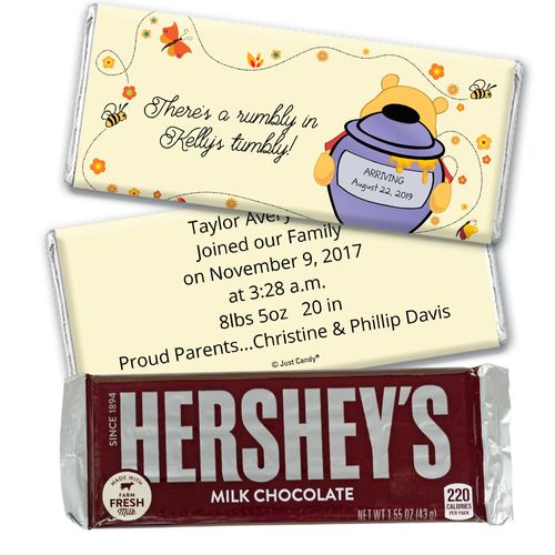 Personalized Baby Shower Hershey's Milk Chocolate Bar What's Inside?