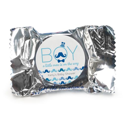 Baby Shower Personalized York Peppermint Patties Mustache Bash