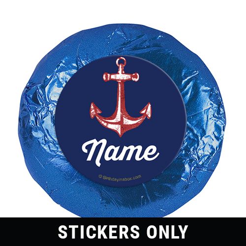 Nautical Personalized 1.25" Stickers (48 Stickers)