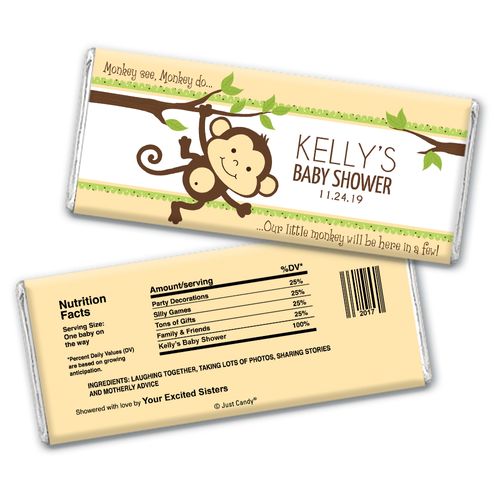 Swing on In Personalized Candy Bar - Wrapper Only