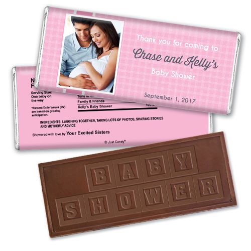 Perfectly Patterned Personalized Embossed Chocolate Bar Assembled