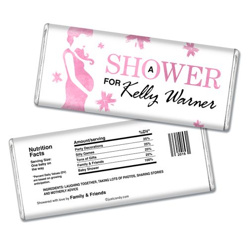 Baby Shower Personalized Chocolate Bar Expecting