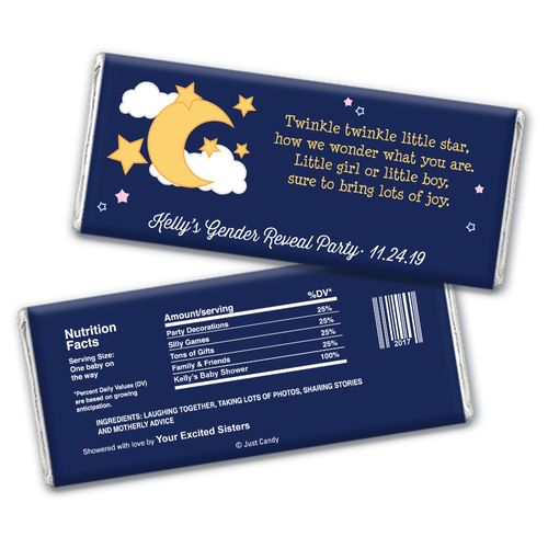 Twinkle Twinkle Personalized Candy Bar - Wrapper Only
