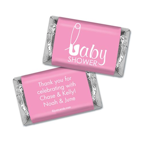 Baby Pins Personalized Miniature Wrappers
