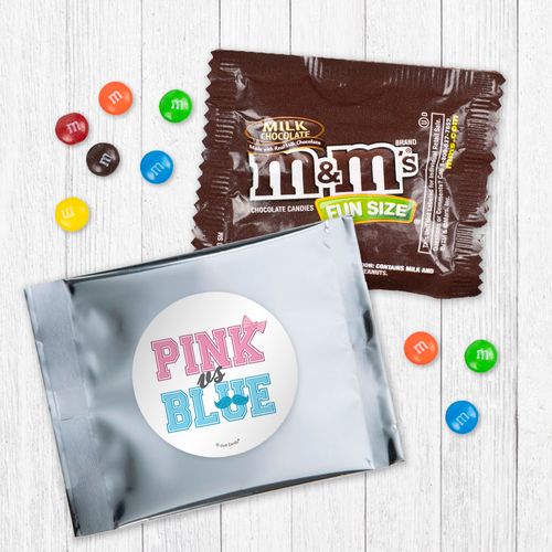 Gender Reveal Pink vs Blue - Milk Chocolate M&Ms