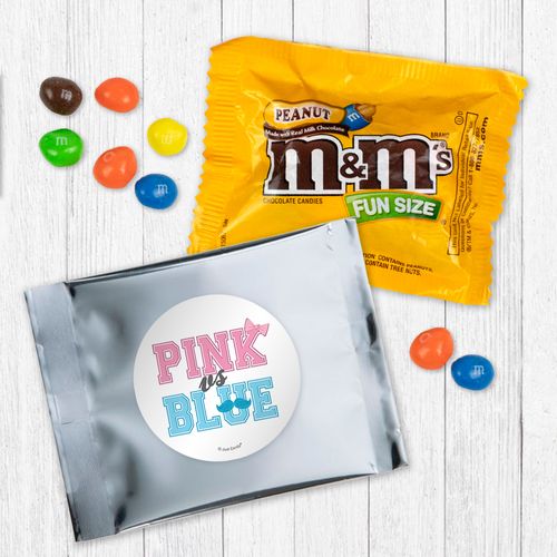 Gender Reveal Pink vs Blue - Peanut M&Ms