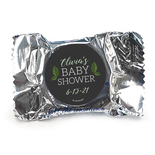 Personalized Little Leaves of Love Baby Shower York Peppermint Patties