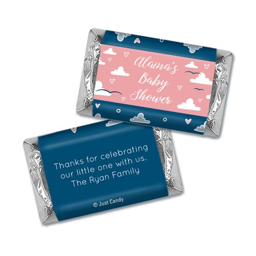 Here Comes the Cuddly Clouds Personalized Miniature Wrappers
