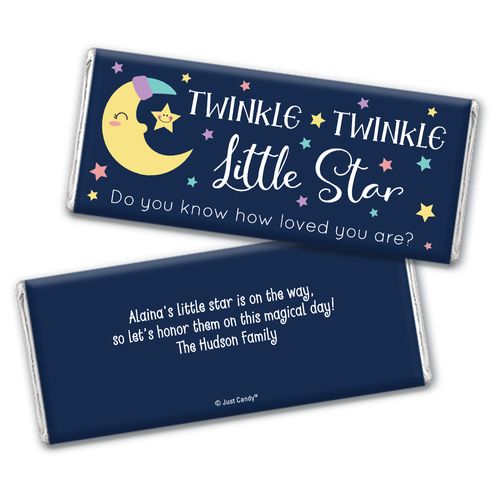 Here Comes the Little Star Personalized Chocolate Bar Wrappers