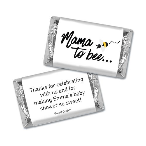 Here Comes the Mama to bee Personalized Miniature Wrappers