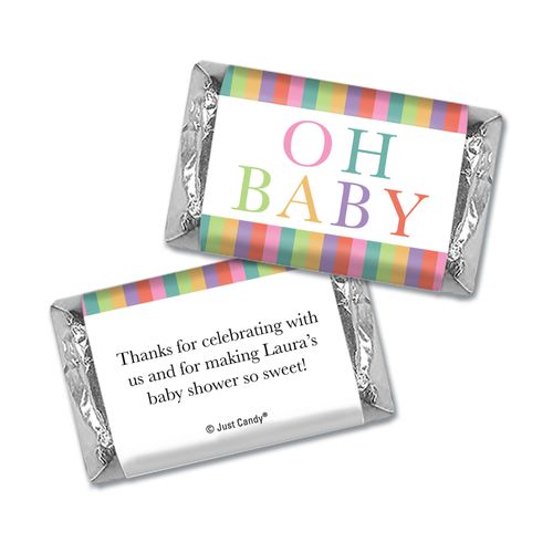Here Comes the Happy Baby Personalized Miniature Wrappers
