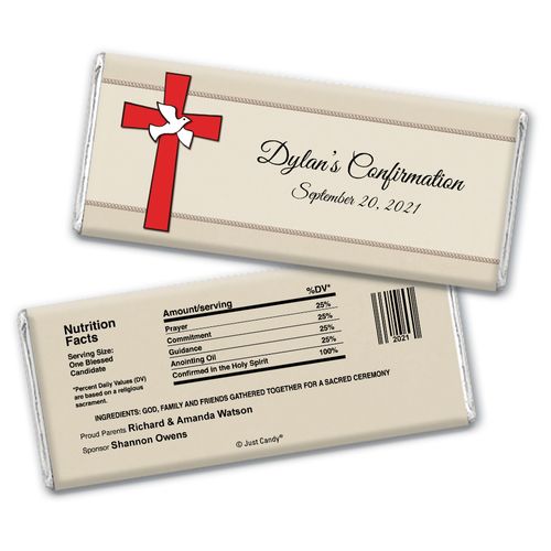 Divine Day Personalized Candy Bar - Wrapper Only