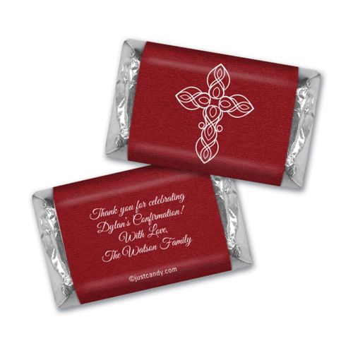 Crimson Cross Personalized Miniature Wrappers