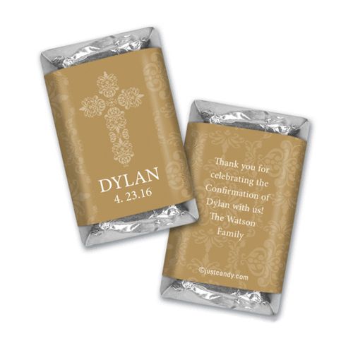 Beautifully Blessed Confirmation Personalized Miniature Wrappers