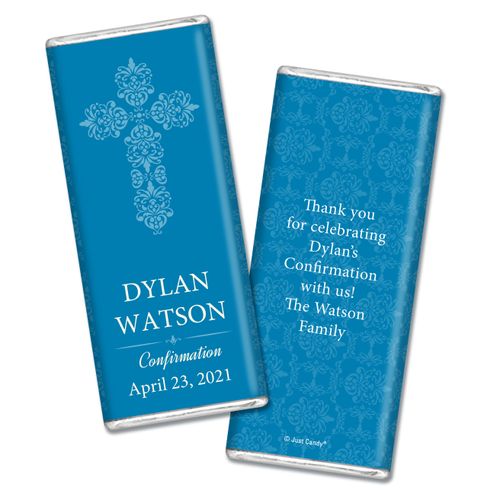 Beautifully Blessed Confirmation Personalized Candy Bar - Wrapper Only