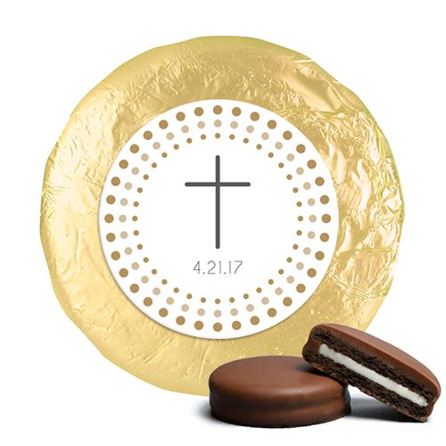 Radiant Cross Confirmation Favors Milk Chocolate Covered Oreo Assembled