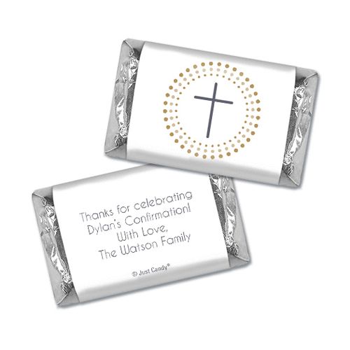 Radiant Cross Confirmation Personalized Miniature Wrappers