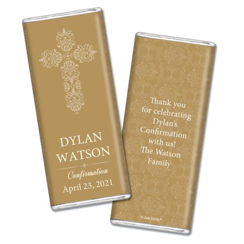 Beautifully Blessed Confirmation Personalized Candy Bar - Wrapper Only