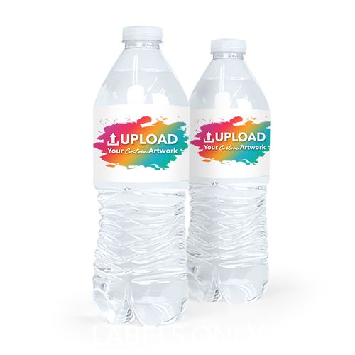 Personalized Add Your Logo Water Bottle Sticker Labels (5 Labels)