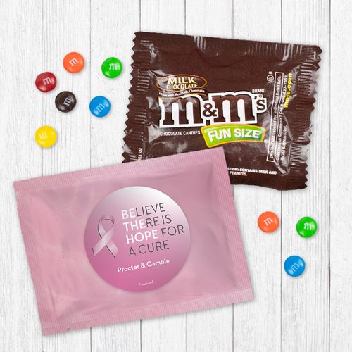 Personalized Breast Cancer Awareness Be the Hope - Milk Chocolate M&Ms