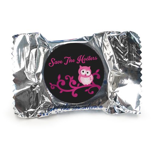 Personalized York Peppermint Patties- Breast Cancer Awareness Save the Hooters
