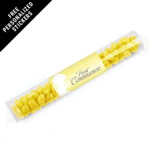 Personalized Communion Gumball Tube Child in Prayer (12 Pack)