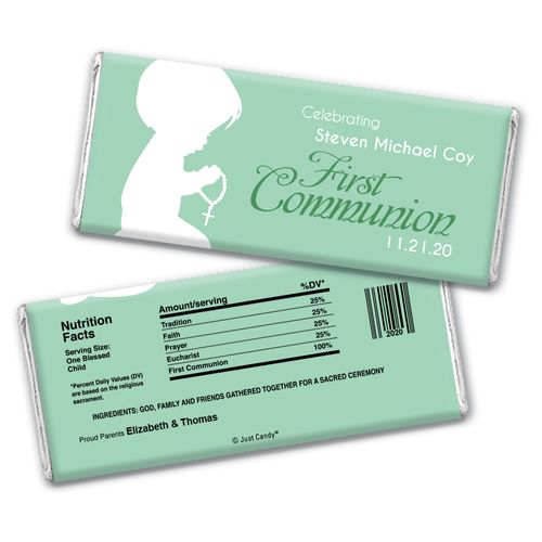 Precious Prayers Personalized Candy Bar - Wrapper Only