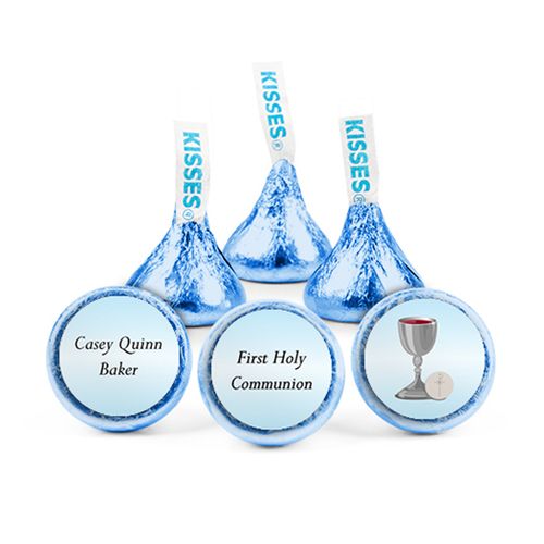 Personalized Boy First Communion Chalice Hershey's Kisses